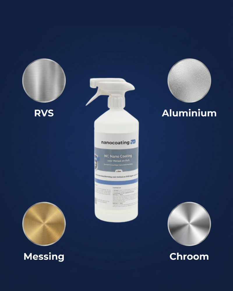 NC Nano Coating voor Metaal en RVS