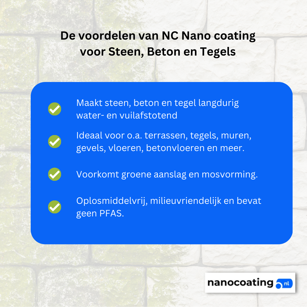 NC Nano coating voor Steen, Beton & Tegel
